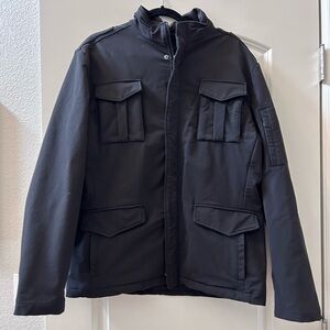 Egara Slim Fit Field Jacket Coat. Military cargo. Thick! Pockets! Heavyweight.